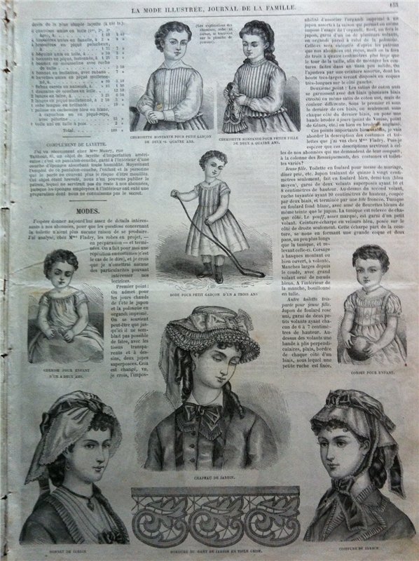 Журнал мод La Mode illustrèe (журнал для всей семьи) (фото 7)