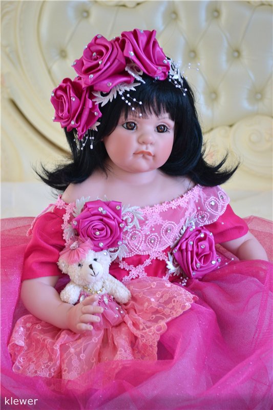 Моя любимая "китайская роза" в новом образе. "China doll" Fayzah Spanos (фото 5)