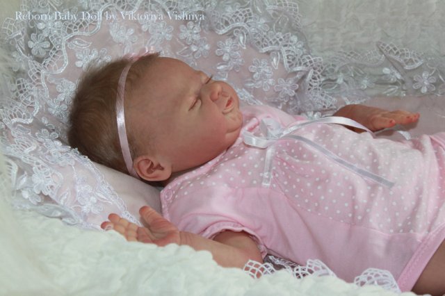 Крохотулька Angeli от Elisa Marx. Куколка реборн Виктории Вишни (фото 2)