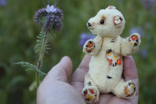 Летний карманный мишка тедди (фото 10)