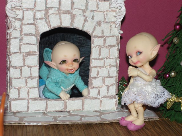 Занавесочная история. Кукольная миниатюра