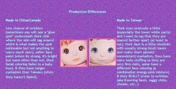 Куколки My Child от Mattel, Inc 1985-1988 года (фото 7)