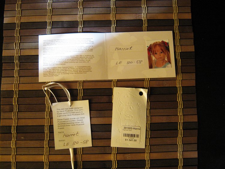 Harriet от Heidi Plusczok - моя новая коллекционная кукла (фото 4)