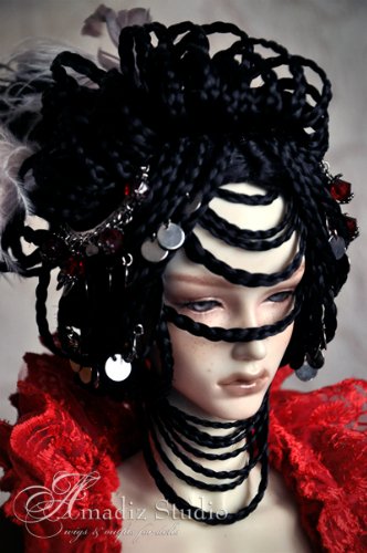 Невероятные парики для кукол БЖД от: Amadiz Studio