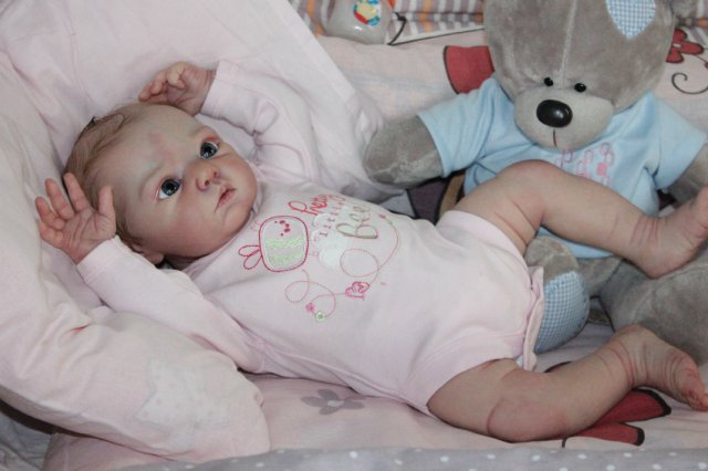 Мои маленький большеглазик, кукла реборн Беспаловои Жанны (фото 5)