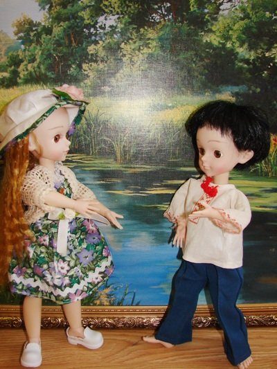 Июнь в народном костюме или переделка звездочки 30 см (фото 2)