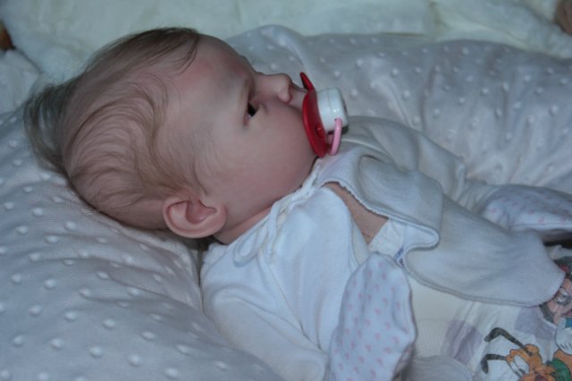 Маленькая кнопочка реборн Сабрина, художник Беспалова Жанна