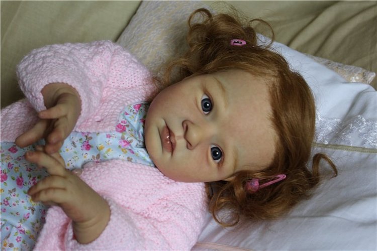 Моя малышка реборн Ксения из молда Рован (фото 6)