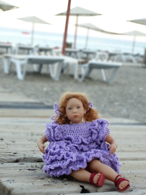 В сиреневых тонах — Одежда и обувь для кукол своими руками: фото (фото 6)