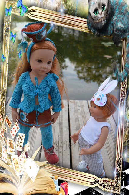 Глава, в которой пьют чай как ненормальные. Кукла Gotz Ханна с собачкой 2013 (фото 2)