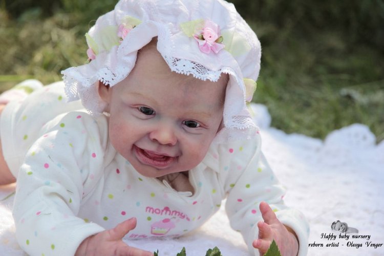 Мой солнечный лучик, моя радуга, мое счастье, моя Милена, Миленочка, Милеша. Кукла реборн Олеси Венгер