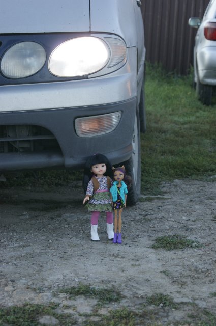 Как Лиу и Клодин за грибами ездили