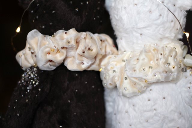 Мишки тедди День и Ночь. Авторские игрушки Татьяны Матляк