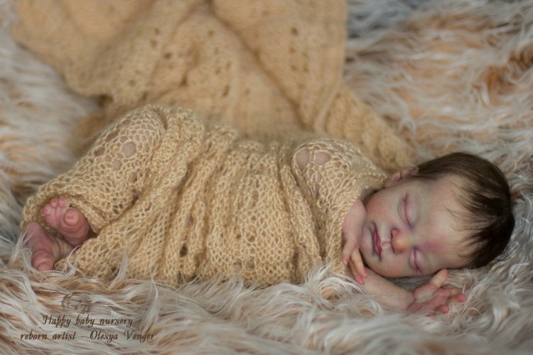 Кроха Торопыжка, недоношенная малышка Рози. Кукла реборн Олеси Венгер (фото 6)