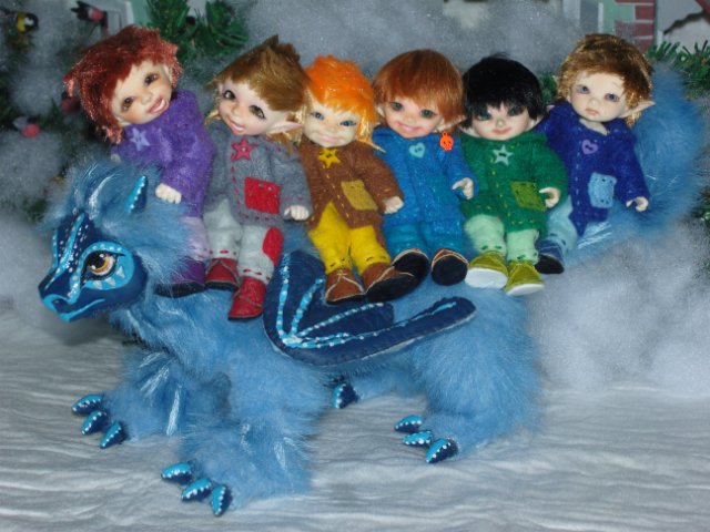 Последняя в этом году зимняя история от Таниты "Смурфик"