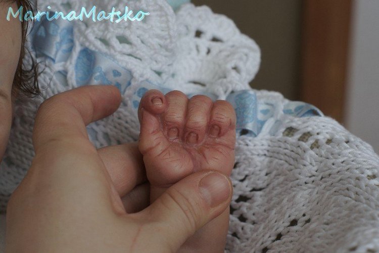 Софочка - серьёзная пухляшка реборн. Работа Марины Мацко
