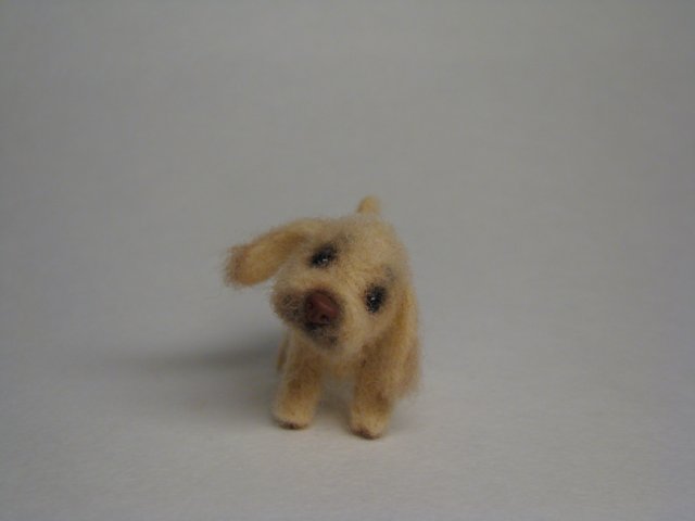 Маленький но верный друг. Авторская игрушка валянием Ольги Чернухо (фото 4)