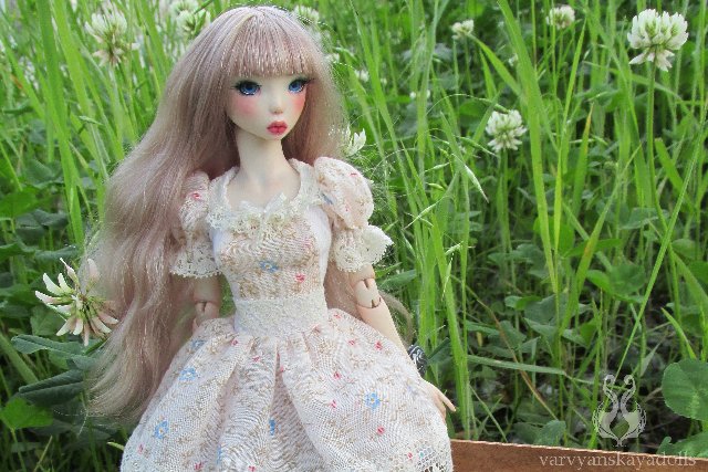 Шарнирная кукла Акина - Весенний цветок (фото 5)