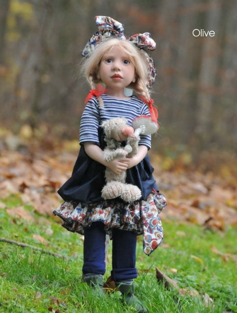 Коллекционные куклы Цвергназе из коллекции 2010 года - Олив и Марошка