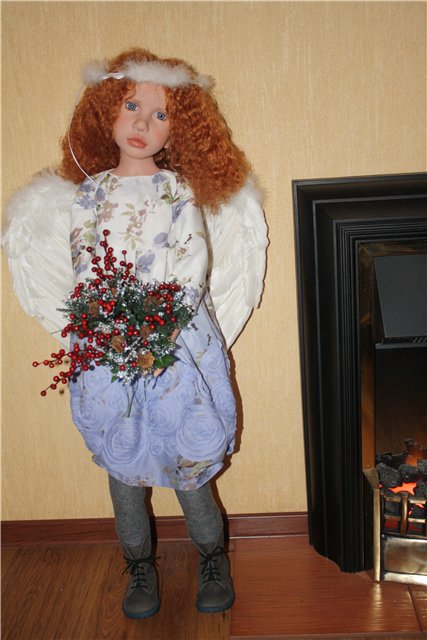 Мой прекрасный Ангел Рождества! Коллекционная кукла Цвергназе