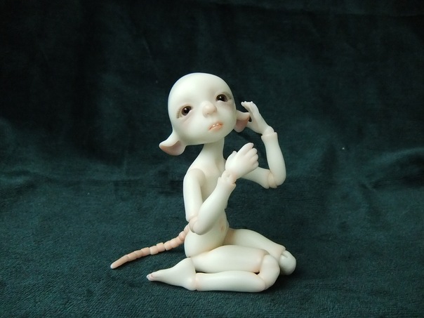 Мышка - Малышка. Авторская кукла Лидии Снуль (фото 3)