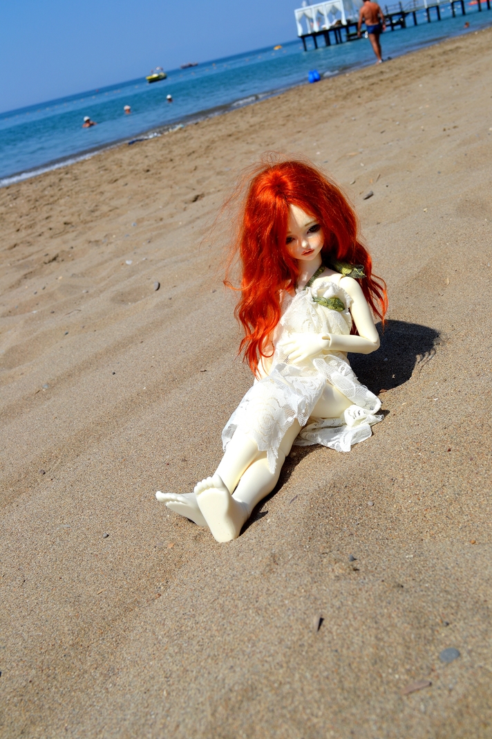 Поездка к морю нашей BJD-красавицы Dune от Soom