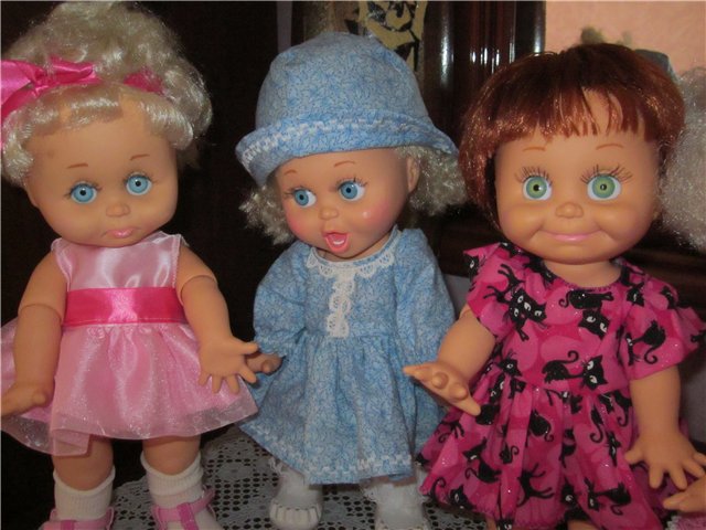 Мои очаровательные малышки бэби фейсики. Galoob Baby Face doll (фото 2)