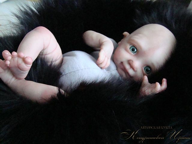 Я только родился. Авторская кукла Кондрашовой Ирины