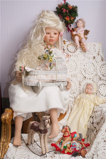 Ангел прилетел. Кукла от Кристин Оранж (фото 2)