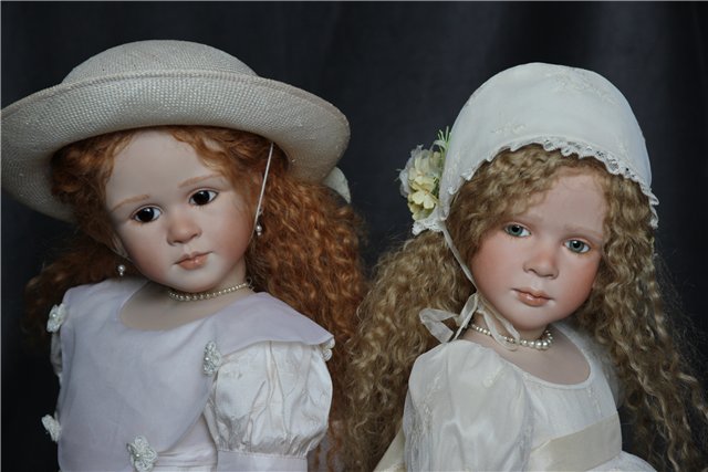 Фарфоровая девочка Фи (Fee) и её мишка Фернандо. Рут Триффайзен (Ruth Treffeisen) (фото 7)