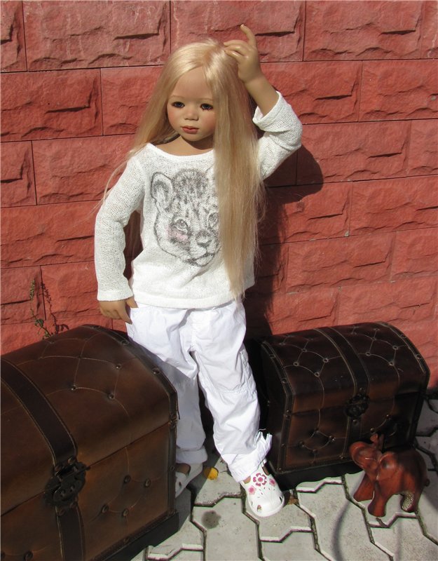 Вспоминая теплые дни. Полуденные танцы кукол Annette Himstedt