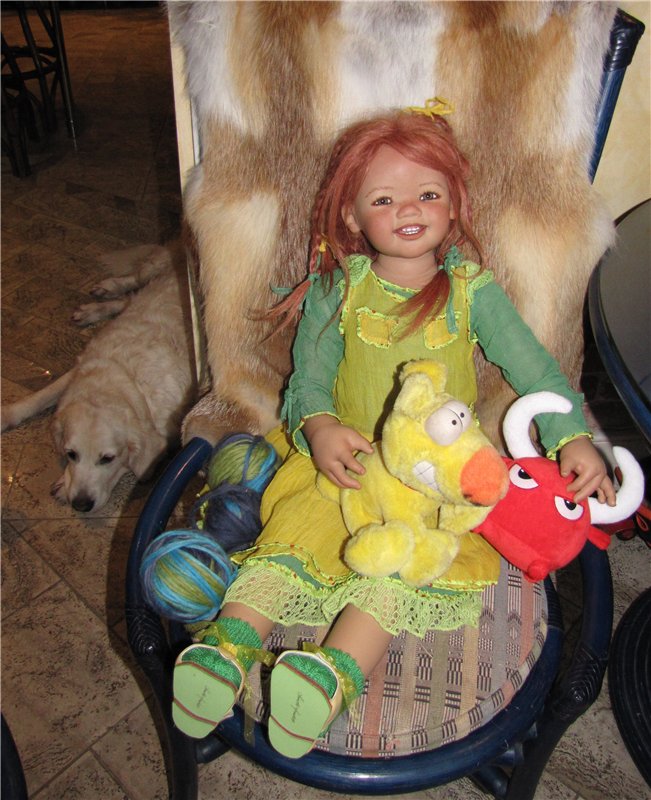 Рыжий лучик солнца - Санрике от Annette Himstedt (фото 9)