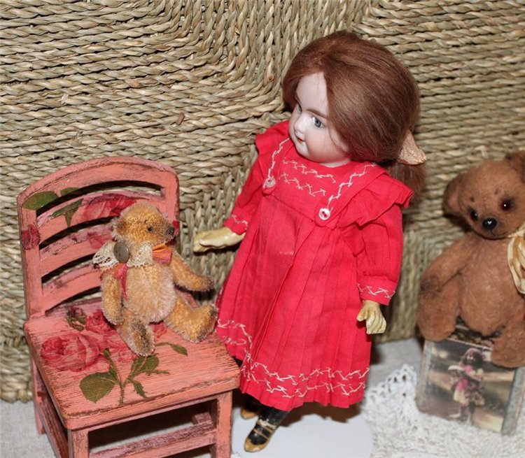 Новый образ Марселины, антикварная куколка Armand Marseille