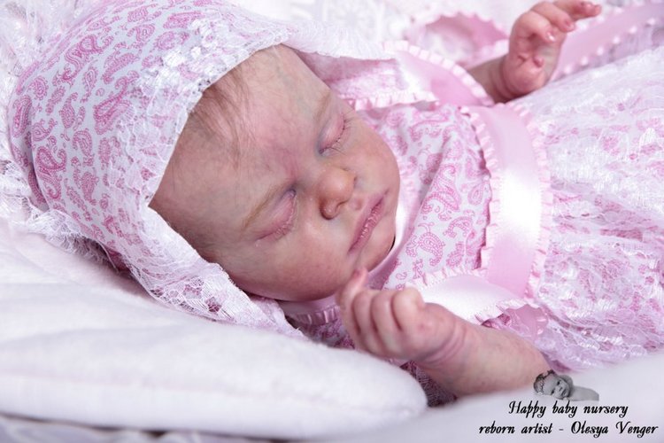 Моя принцесса Крошечка-Кокошечка. Кукла реборн Олеси Венгер