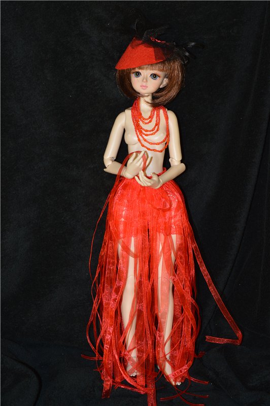 Черное и красное | Бэйбики Черное и красное — Одежда и обувь для кукол своими руками: фото