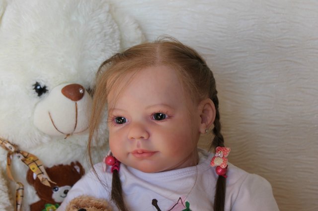 Моя милая Мариночка! Малышка реборн из молда Camille