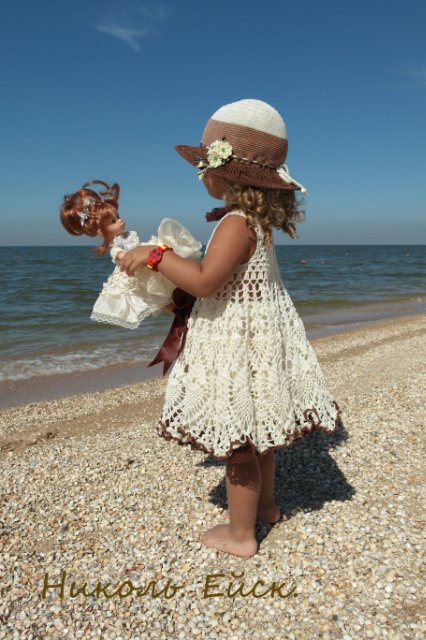 Кукла и ее девочка Николь... Азовское море (фото 10)