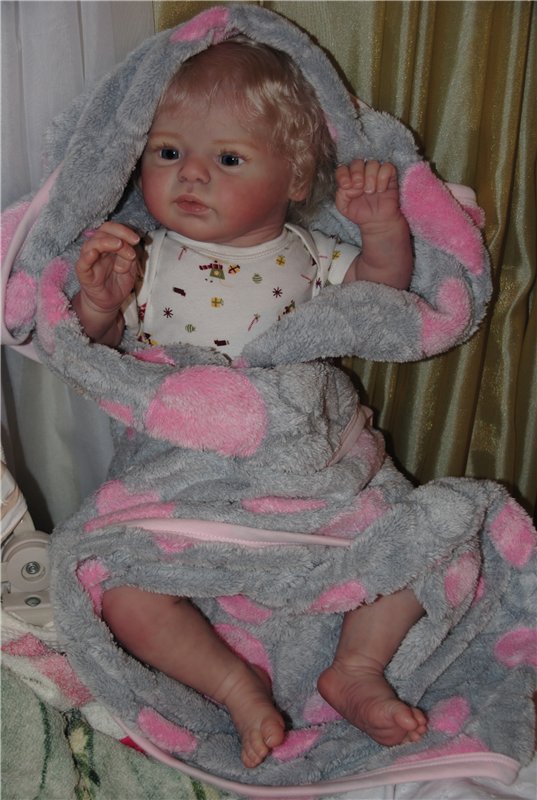 Белокурый котенок реборн Владочка