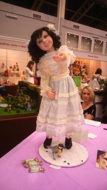 Ещё картинки с выставки... XI Международный Салон кукол на Тишинке в Москве 2015. Фото