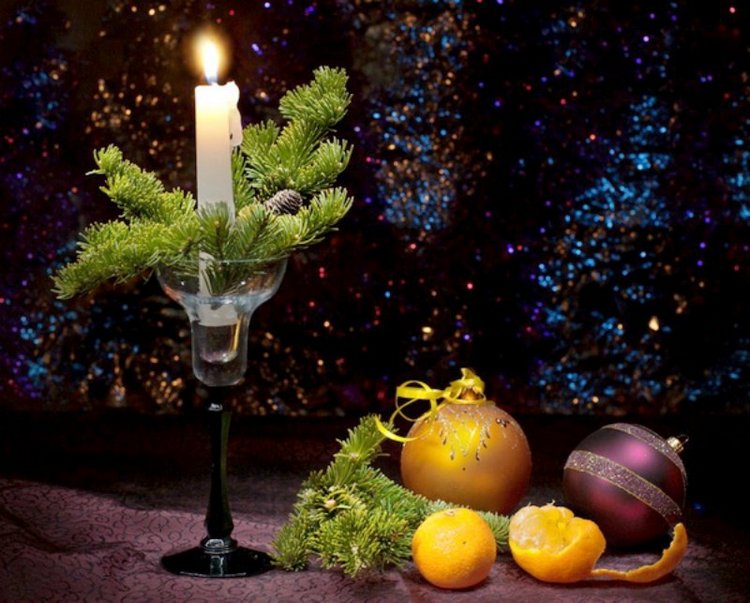 Чудесные новогодние натюрморты (фото 5)