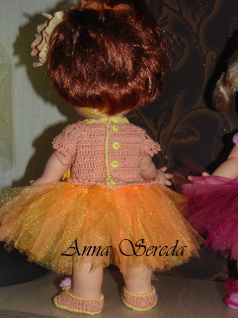 Платьица для Фейсинок — Одежда и обувь для кукол своими руками: фото (фото 8)