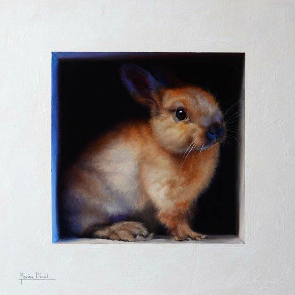 Животные в живописи Марины Диул (фото 10)