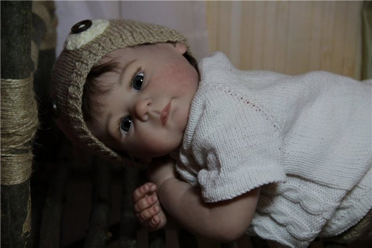 Дениска, кукла реборн из молда Marley от Ann Timmerman (фото 9)