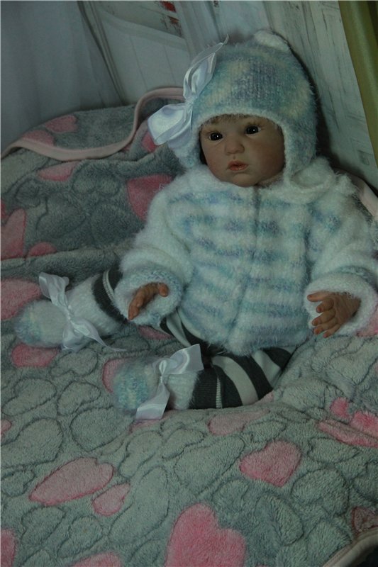 Малышка Карина. Куколка из молда Maike от Gudrun Legler