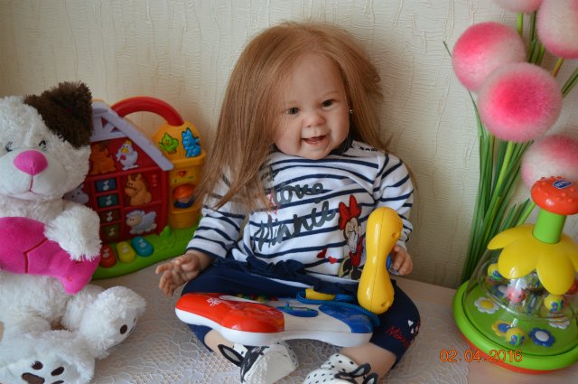 Моя Николь, кукла реборн из молда Мейзи Андреа Арчелло (фото 2)