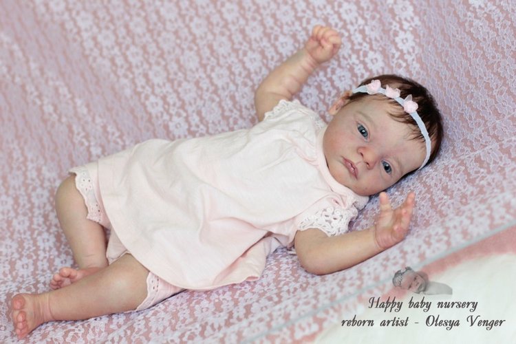 Моя Кирочка. Ненаглядная моя крошечка. Кукла реборн Олеси Венгер