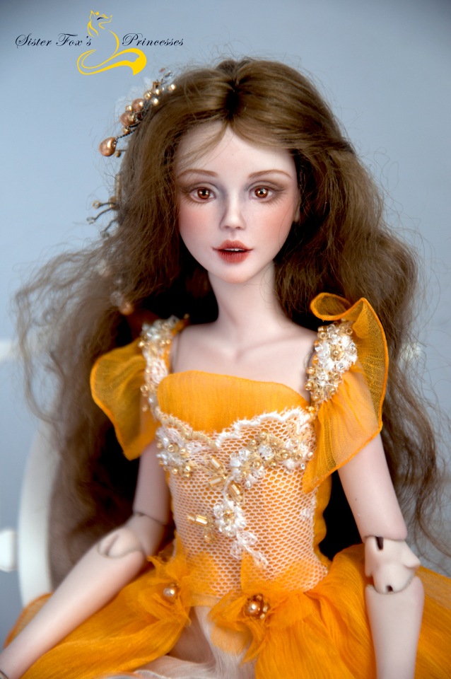 Лили. Фарфоровая шарнирная кукла от Sisterfox (фото 5)