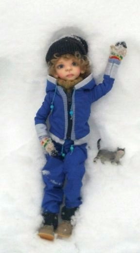 Прогулка в заснеженный лес с Морисом (фото 5)