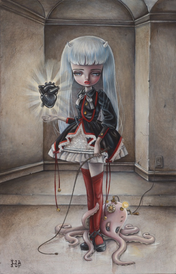 Мрачные и прекрасные куклы художницы Кукула (Kukula) в оригинальных арт иллюстрациях Натали Абрамович. Много фото (фото 6)