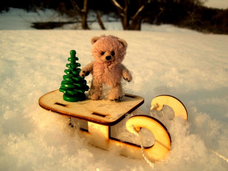 Мишкина зима! Авторский мишка Ольги Чернухо (фото 8)